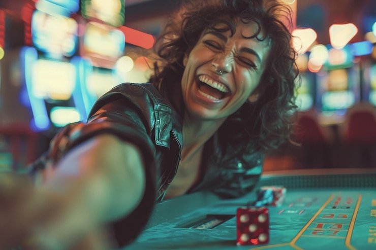 User browsing Jillivo casino games section on mobile device in comfortable home setting